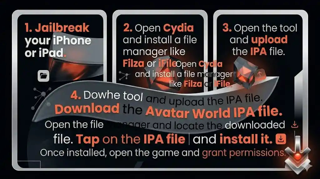 Jailbreak Installation Method to play on ios