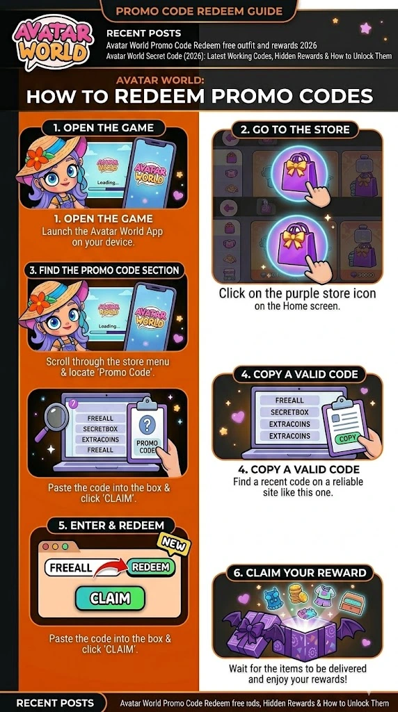 Redeem the Avatar World Promo Code