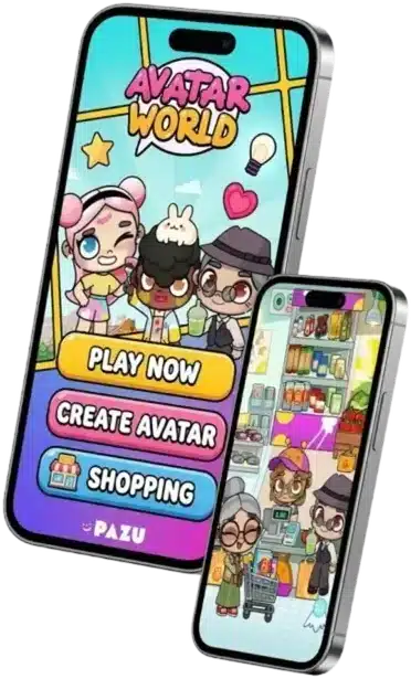 Avatar World Mod APK 1.226 banner with avatars in the city
